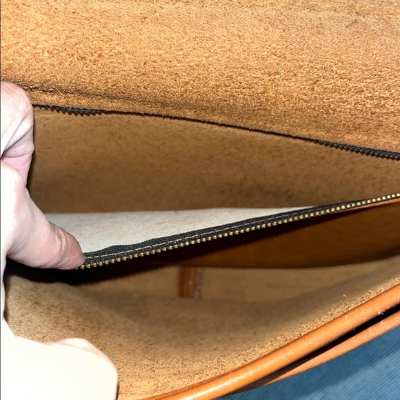 Coach Vintage Classic Brown Leather Menssenger Bag Laptop Bag - Picture 6 of 7